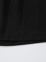 Solid Off Shoulder Strapless Dress Plus Size Women's Medium Stretch Casual