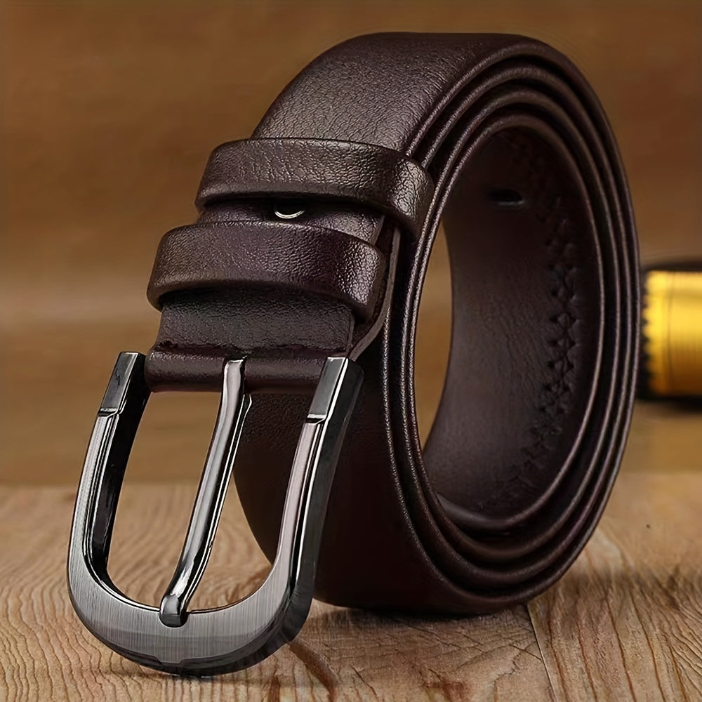 Needle Buckle Belt Men's Perforated Casual Vintage Business Belt