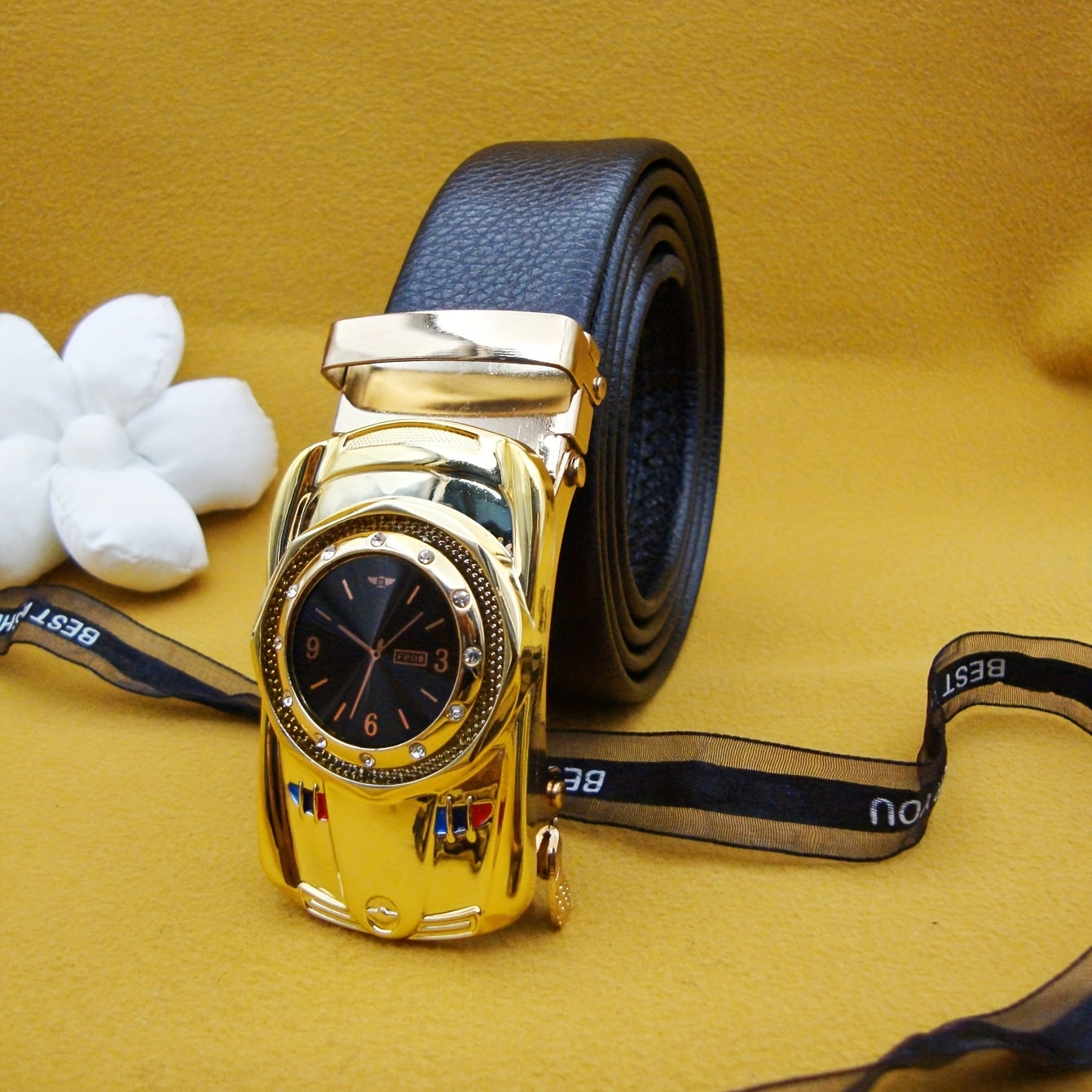 Men's Casual PU Leather Belt