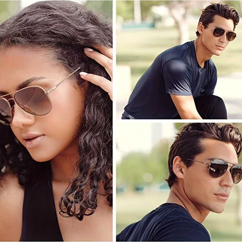 Polarized Aviator Sunglasses Metal Men's Women's Driving Glasses