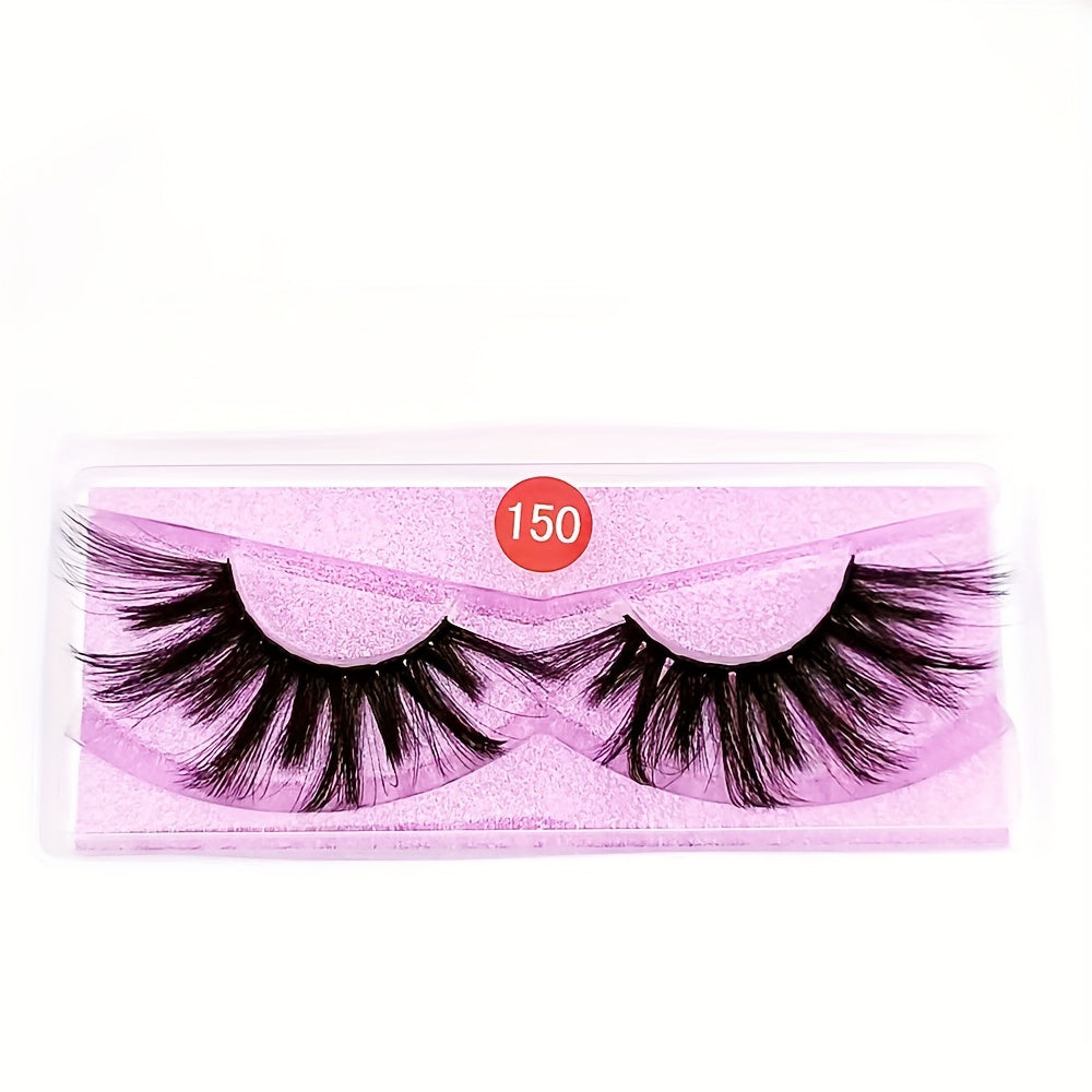 10 Pairs 25mm Thick Fluffy 3D Eyelash Extension