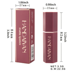 6-color Waterproof Matte Lipstick Set, Nude Red Pink Shades