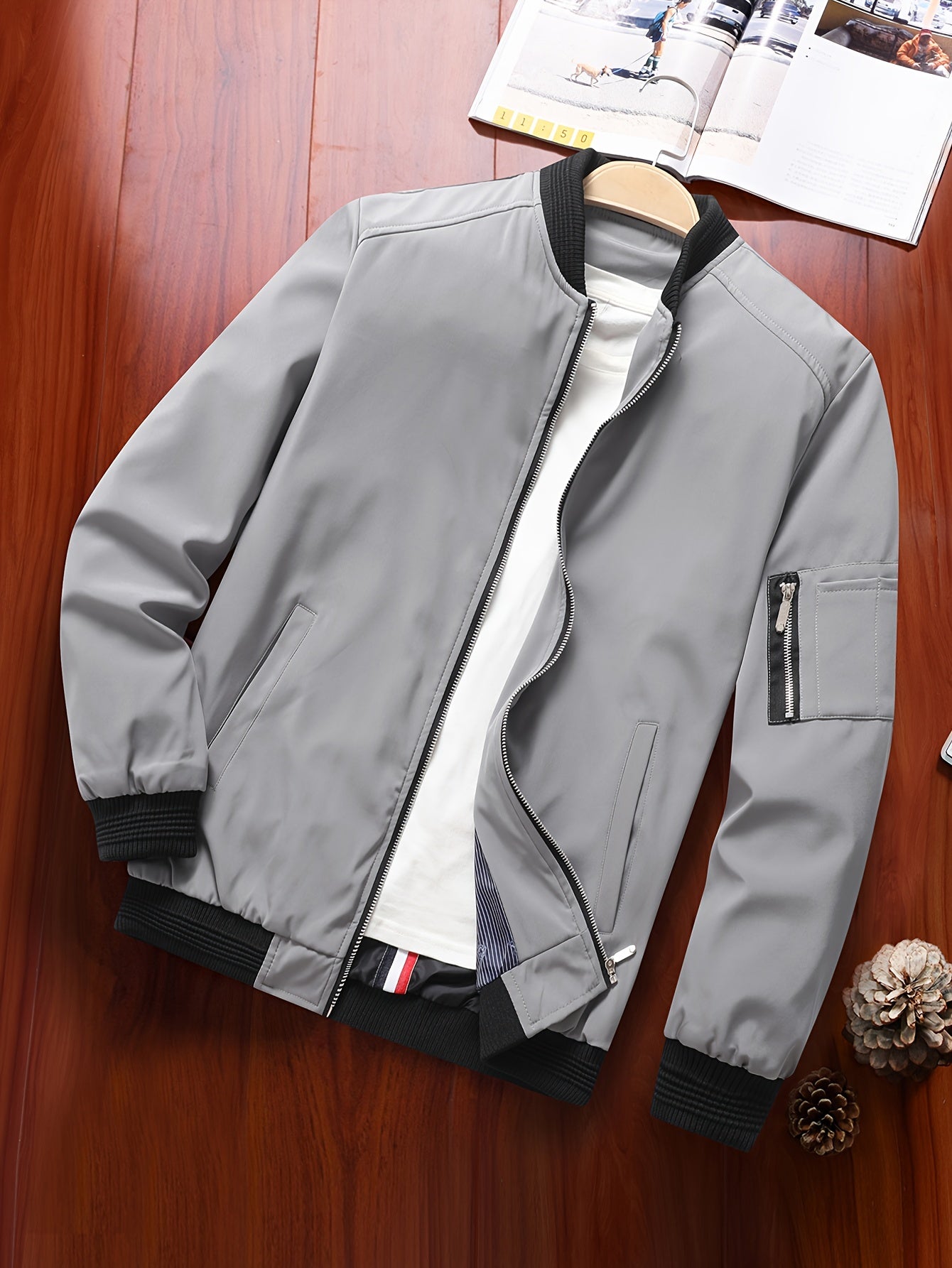 Autumn Casual Men's Baseball Jacket Coat