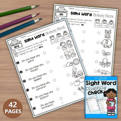 1st Grade Sight Word Fluency Workbook: Reading Practice & Matching