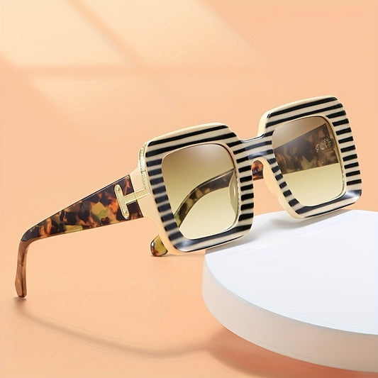 Vintage Tortoiseshell Square Sunglasses UV400