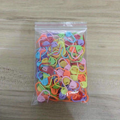 100 200pcs Mini Knitting Crochet Marker Safety Locking Stitch Markers Multicolor