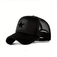 Men's Star Print Baseball Cap for Sun Protection