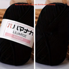 Soft Milk Cotton Yarn for DIY Knitting Crocheting Sweater Bag Scarf