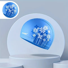 Unisex High Elasticity Swimming Cap for Big Heads