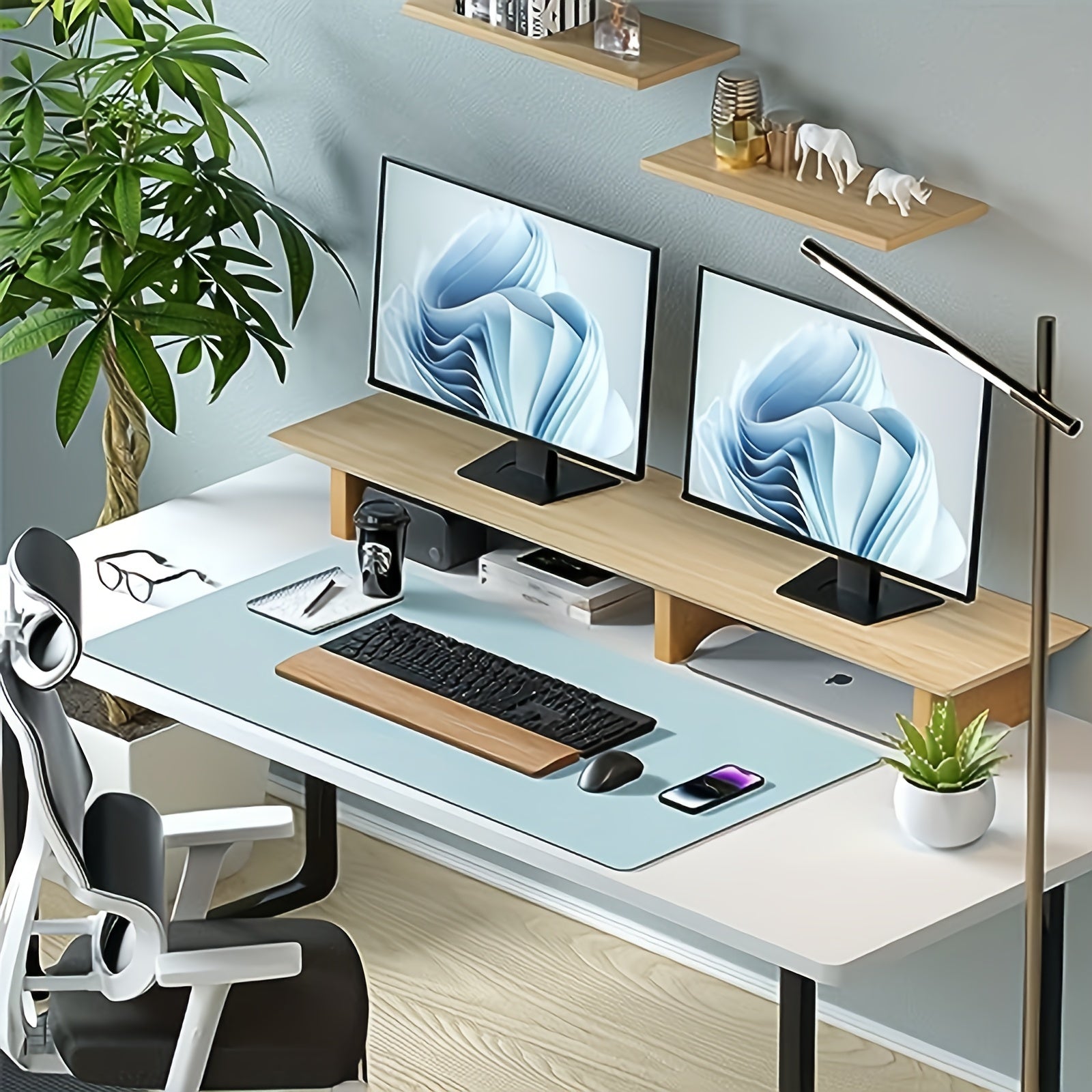 Desk Pad Protective Mouse Pad Anti slip PU Leather Engraving Machine Pad