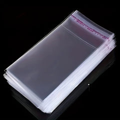 100pcs Transparent Self sealing Bags for Decorations Candy and Cookie