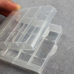 Hard Plastic Case Holder for AA AAA Batteries
