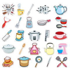 50 Fun Vinyl Stickers for Kitchenware & More
