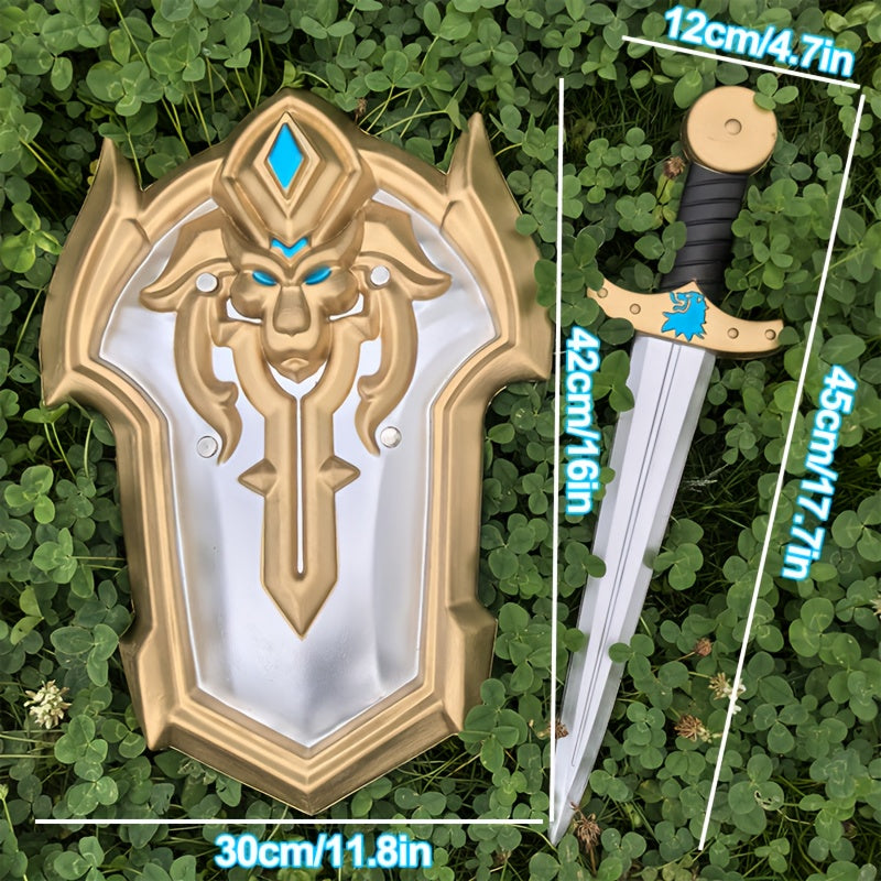 Foam Sword Shield Set - Lightweight Stage Performance Props