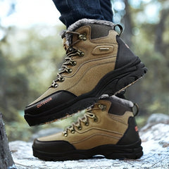 Men's Waterproof Hiking Boots Winter Outdoor Snow Boot Non Slip Shoes