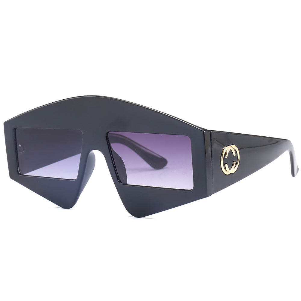 Large Triangle Frame Sunglasses