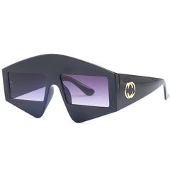 Large Triangle Frame Sunglasses