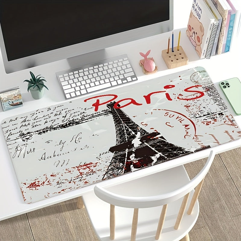 Tower In Paris Mouse Pad Non Slip Keyboard Pad