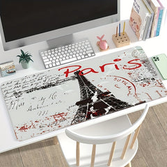 Tower In Paris Mouse Pad Non Slip Keyboard Pad