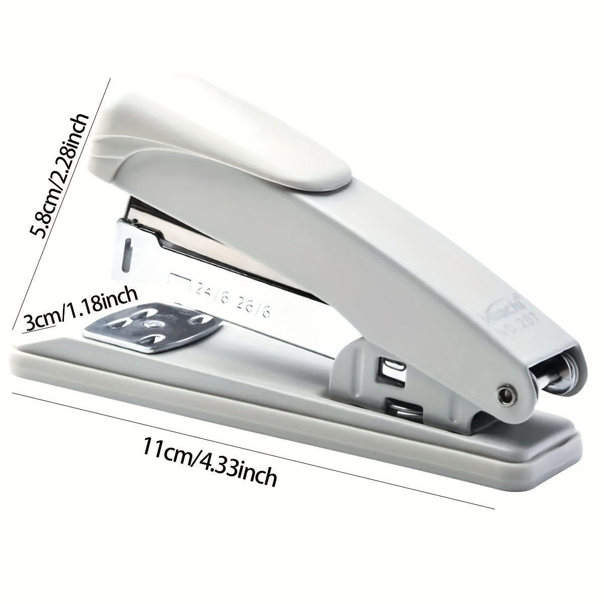 Rotatable Heavy Duty Stapler for Desk Pale 50 Sheet Capacity