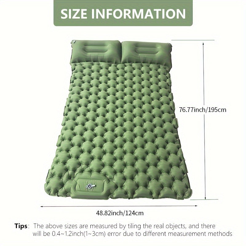 Ultralight Inflatable Camping Mattress with Pillow