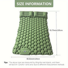 Ultralight Inflatable Camping Mattress with Pillow