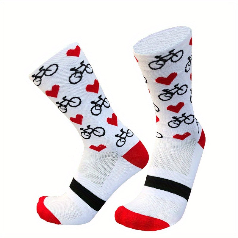 Pro Cycling Socks Men Women Compression Road Mountain Cycling
