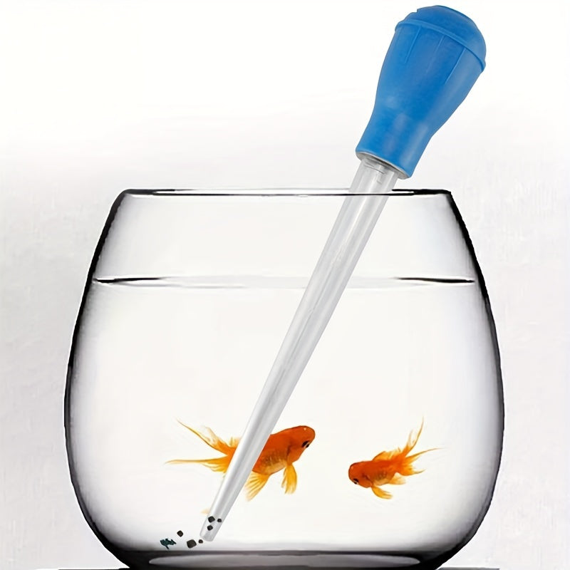 Mini Aquarium Suction Cup Cleaning Dropper for Small Tanks