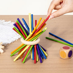 Colorful Wooden Stick Game for Cognitive Development