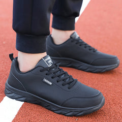Men's Lace up Sneakers Casual Walking Shoes Easy to Clean