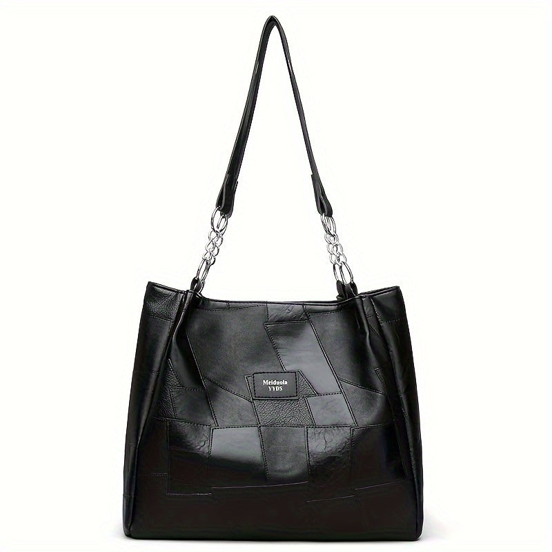 Trendy PU Leather Handbag Tote Shoulder Briefcase