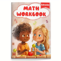 Kids Math Workbook Set: Addition Subtraction Multiplication Division Exercises