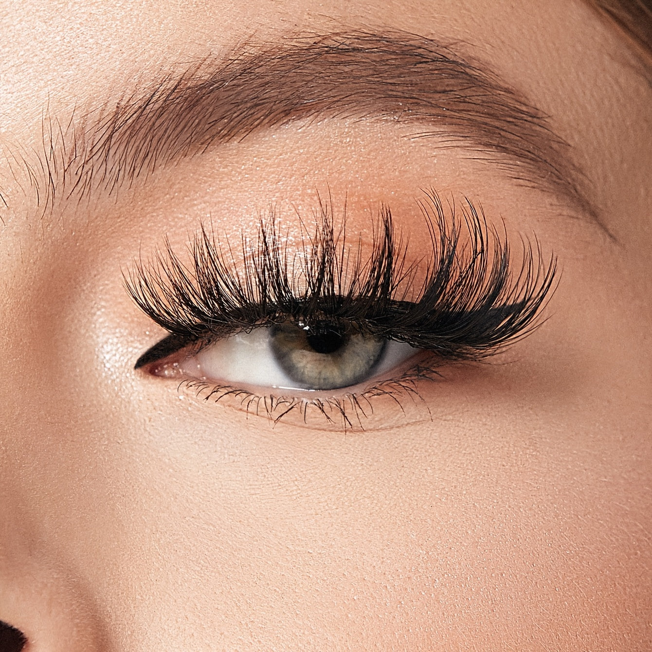 17mm Full Strip Eyelashes Fluffy Wispy False Eyelashes