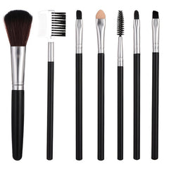 7pcs Portable Makeup Brush Set for Women - Ideal Gift for Her