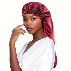 Women's Extra Long Satin Hair Bonnet for Night Sleeping