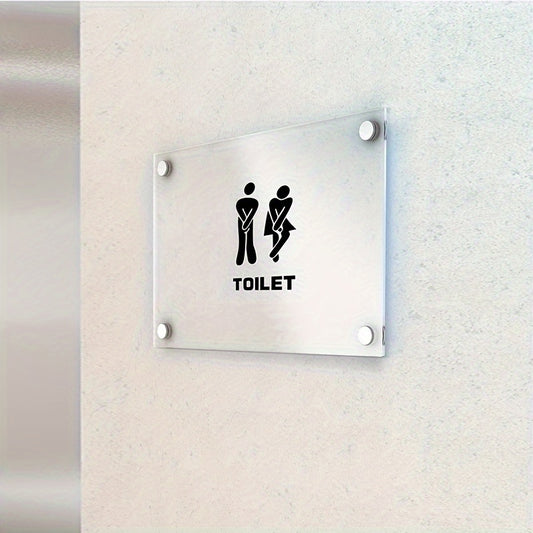 Bathroom Toilet Sticker TOILET Decoration Wall Sticker Men Women