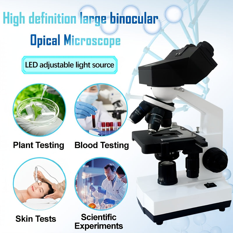 Professional Compound Binocular Microscope 2500X Magnification