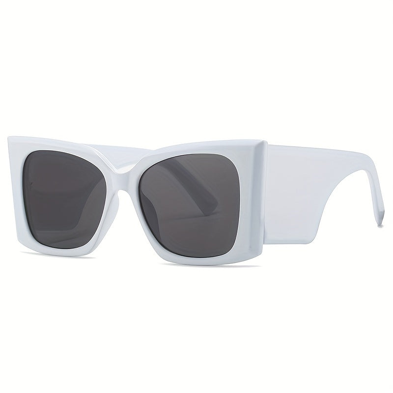 Men's Large Frame Sunglasses Street Photography Holiday Party Glasses Bag