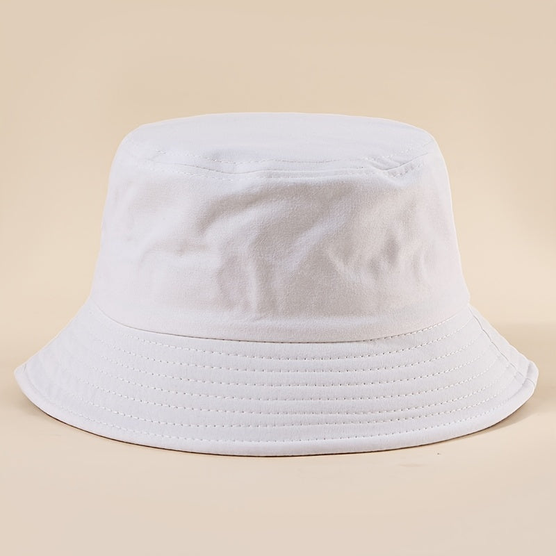 Alien Print Cotton Bucket Hat Man Unisex Visor Sun Hats