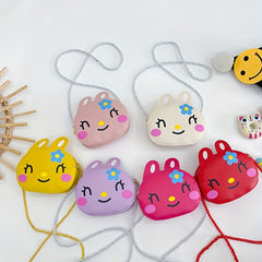 Kids Cartoon Rabbit Crossbody Bag Coin Purse for Girls