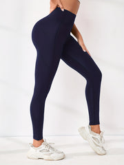 High Waist Pocket Butt Lifting Sports Pants Seamless Quick Drying Yoga Leggings