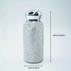 260ml Rhinestone Insulated Cup Portable Water Bottle Gift