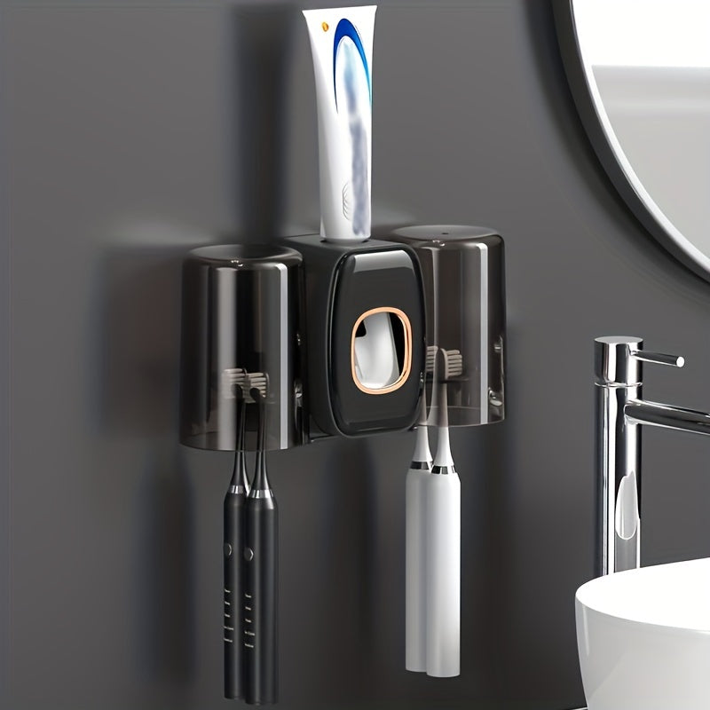 Automatic Toothpaste Squeezer with Cup & Holder
