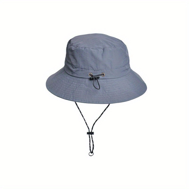 Packable Drawstring Bucket Hat Unisex Lightweight Sun Hats
