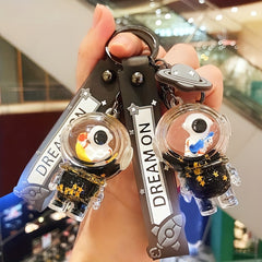 Acrylic Spaceman Astronaut Keychain Bag Pendant Key Chain