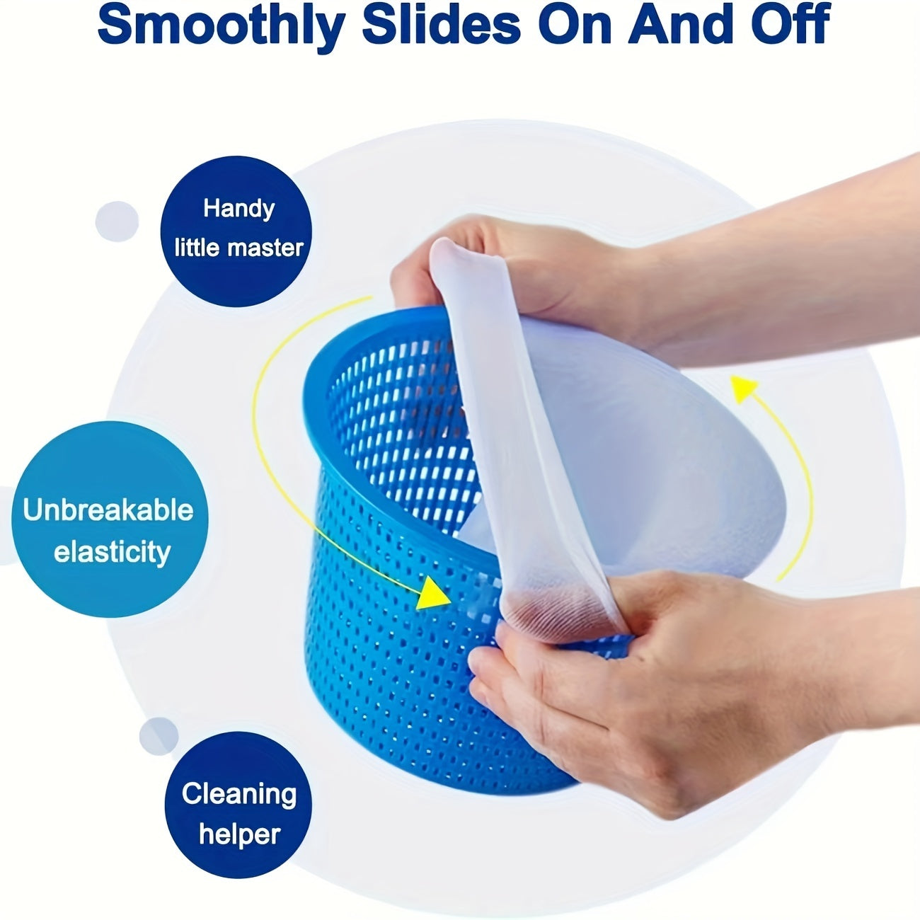 Pool Skimmer Socks Ultra Fine Mesh Filter Sock Net For Skimmer Baskets