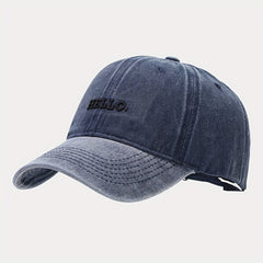 Soft Top Curved Brim Cap Embroidered Dad Hat