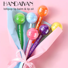 1 Pcs Lollipop Lip Balm & Lip Lip Balm & Lip Duo 2 IN 1