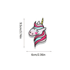 23pcs Unicorn Iron On Patches Embroidered Applique Repair DIY Crafts Projects