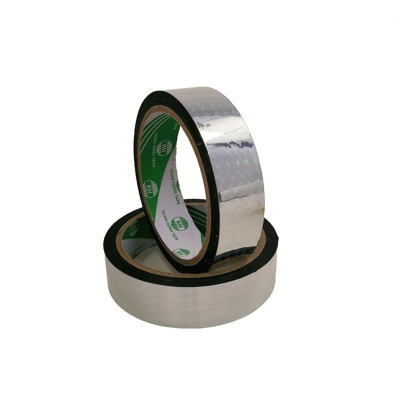 50m Roll Silver Glitter Laser Tape Bright Colorful Decorative Office Gift Wrappi